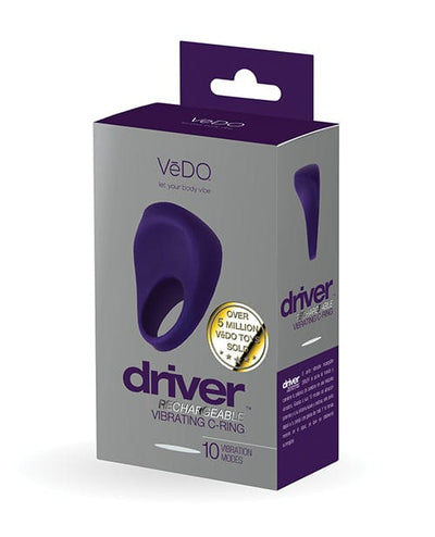 Savvy Co. Vedo Driver Rechargeable C Ring Purple Penis Toys