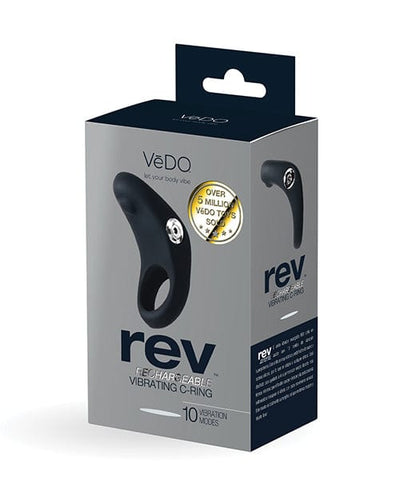 Savvy Co. Vedo Rev Rechargeable C Ring Black Penis Toys