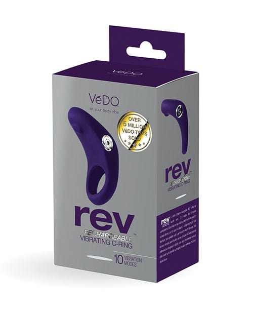 Savvy Co. Vedo Rev Rechargeable C Ring Purple Penis Toys