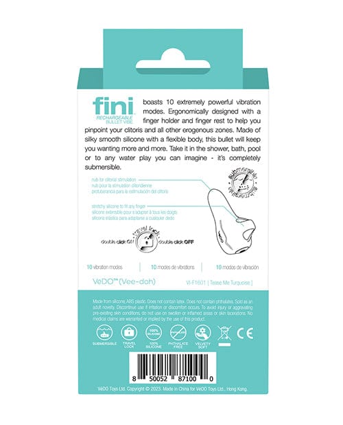 Savvy Co. Vedo Fini Rechargeable Bullet Vibe Vibrators