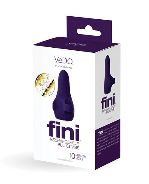 Savvy Co. Vedo Fini Rechargeable Bullet Vibe Purple Vibrators