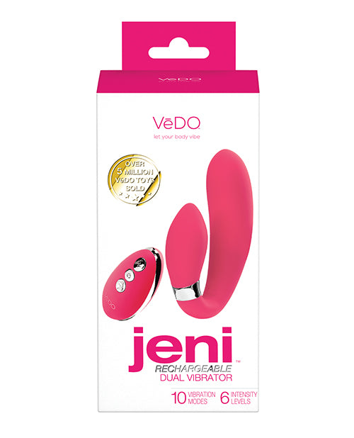 Savvy Co. VeDO Jeni C-Shaped Dual Motor Vibe w/Remote Vibrators