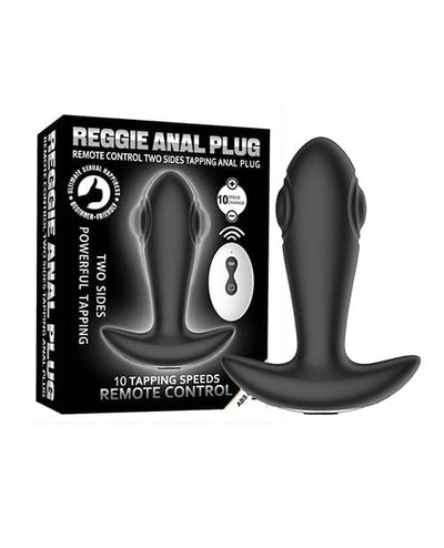 Secwell Reggie Tapping Anal Plug - Black Anal Toys