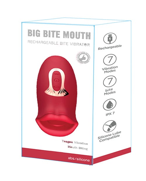 Secwell Big Bite Mouth Vibration &amp; Biting - Red Vibrators