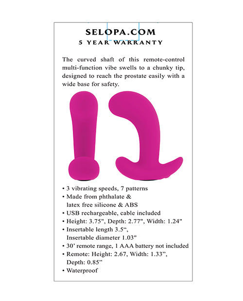 Selopa Selopa Hooking Up - Hot Pink Anal Toys