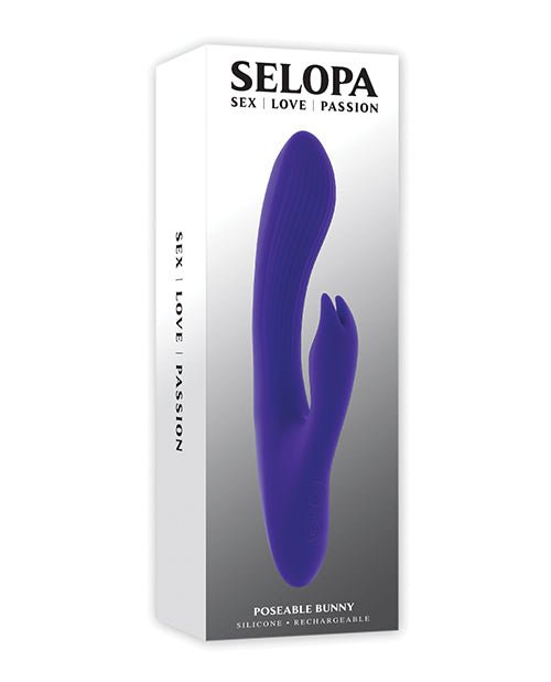 Selopa Selopa Poseable Bunny Rabbit Vibrator - Purple Vibrators