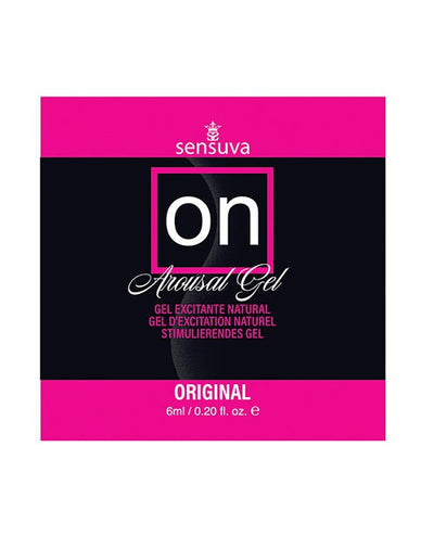 Sensuva Valencia Naturals ON Original Arousal Gel - 6 ml Single Use Packet More