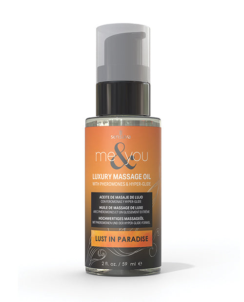 Sensuva Valencia Naturals Sensuva Me &amp; You Massage Oil - 2 oz Lust in Paradise More