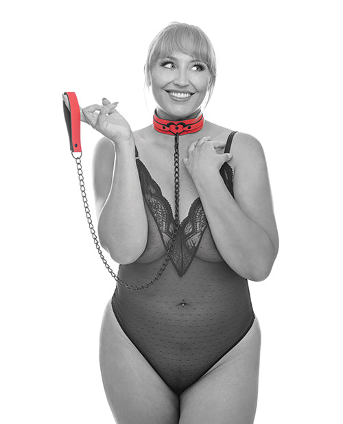 Sex &amp; Mischief Sex &amp; Mischief Amor Collar And Leash Kink &amp; BDSM