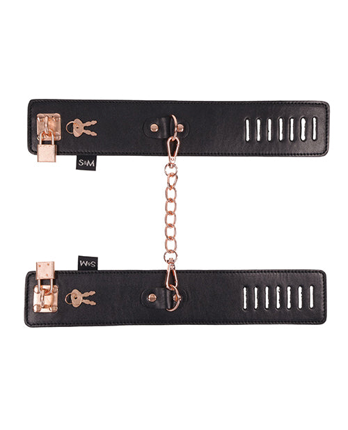 Sex &amp; Mischief Sex &amp; Mischief Brat Locking Cuffs Kink &amp; BDSM