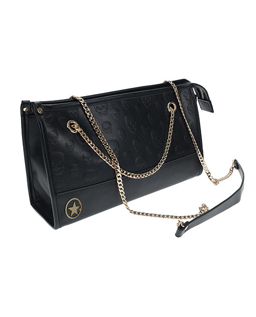 Shots America Shots Ouch! London Collection Bondage Kit with Bag - Black Kink &amp; BDSM
