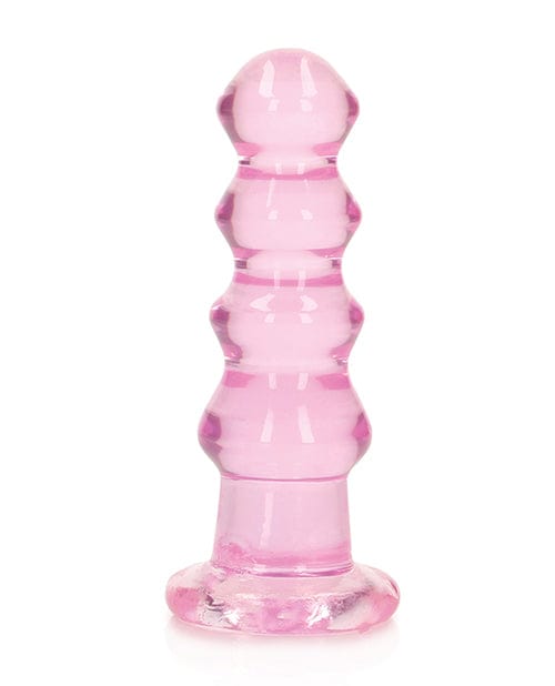 Shots America LLC Shots Realrock Crystal Clear 5.5" Curvy Dildo/butt Plug Anal Toys