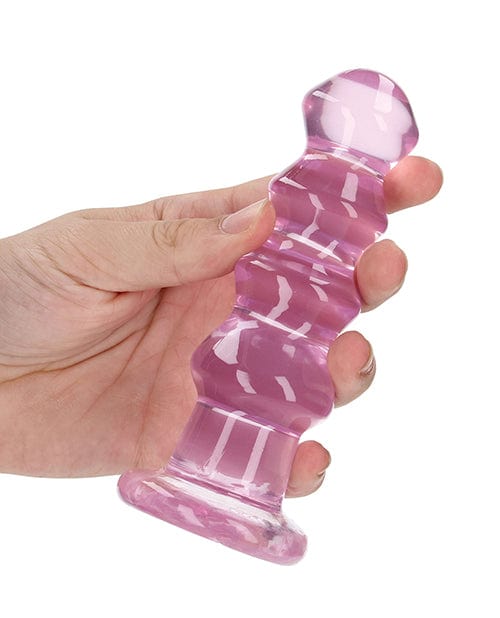 Shots America LLC Shots Realrock Crystal Clear 5.5" Curvy Dildo/butt Plug Anal Toys
