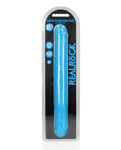Shots Realrock 15 Inch Double Dong Glow In The Dark