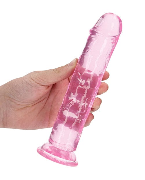 Shots America LLC Shots Realrock Crystal Clear Straight Dildo W/suction Cup Dildos