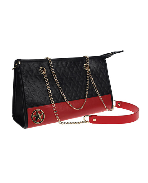 Shots America LLC Shots Ouch! Milan Collection Bondage Kit w/Bag - Black/Red Kink &amp; BDSM
