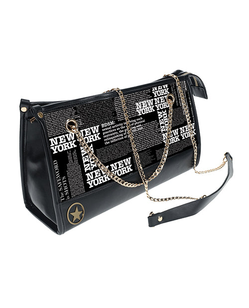 Shots America LLC Shots Ouch! NY Collection Bondage Kit w/Bag - Black Kink &amp; BDSM