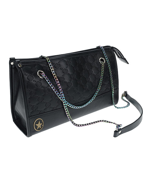 Shots America LLC Shots Ouch! Venice Collection Bondage Kit w/Bag - Black/Iridescent Kink &amp; BDSM
