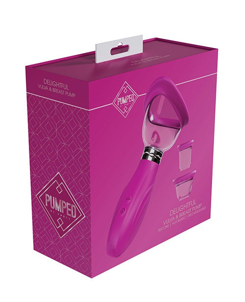 Shots America LLC Shots Pumped Delightful Clitoral, Nipple & Breast Pump Pink Vibrators