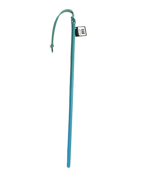 Spartacus 24 Inch Leather Wrapped Cane - Baby Blue