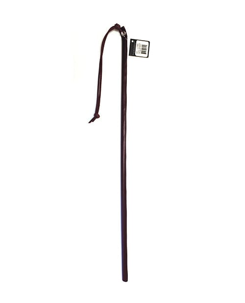 Spartacus Spartacus 24" Leather Wrapped Cane - Burgundy Kink &amp; BDSM