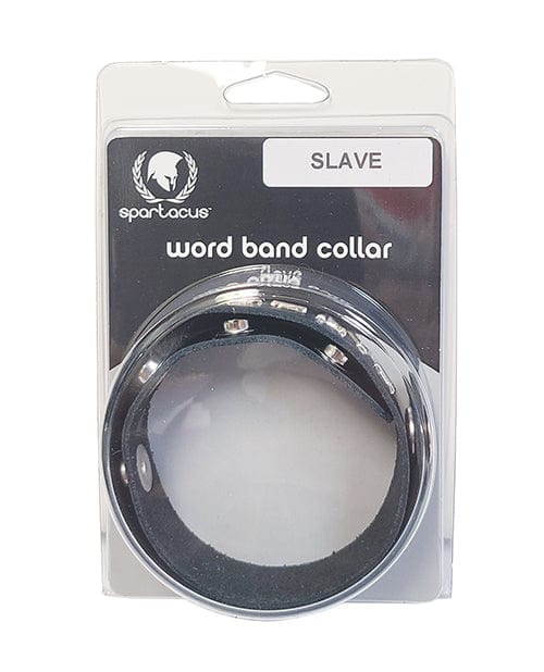 Spartacus Spartacus Slave Leather Collar - Black Kink &amp; BDSM