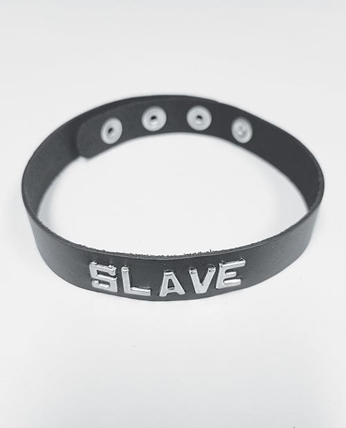 Spartacus Spartacus Slave Leather Collar - Black Kink &amp; BDSM