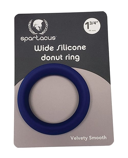 Spartacus Spartacus 1.75" Wide Silicone Donut Ring - Blue Penis Toys