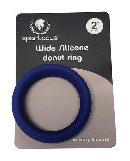 Spartacus Spartacus 2" Wide Silicone Donut Ring - Blue Penis Toys