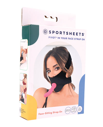 Sportsheets International Pivot In Your Face Strap-On - Black Dildos