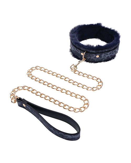 Sportsheets International Cougar Fur Collar &amp; Leash Kink &amp; BDSM