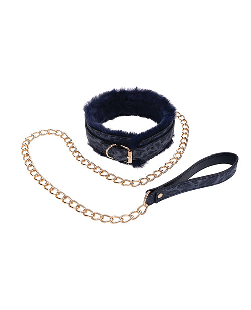 Sportsheets International Cougar Fur Collar &amp; Leash Kink &amp; BDSM