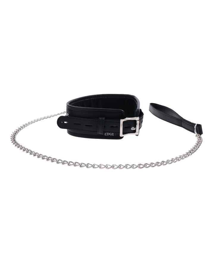 Sportsheets International Edge Collar &amp; Leash - Black Kink &amp; BDSM