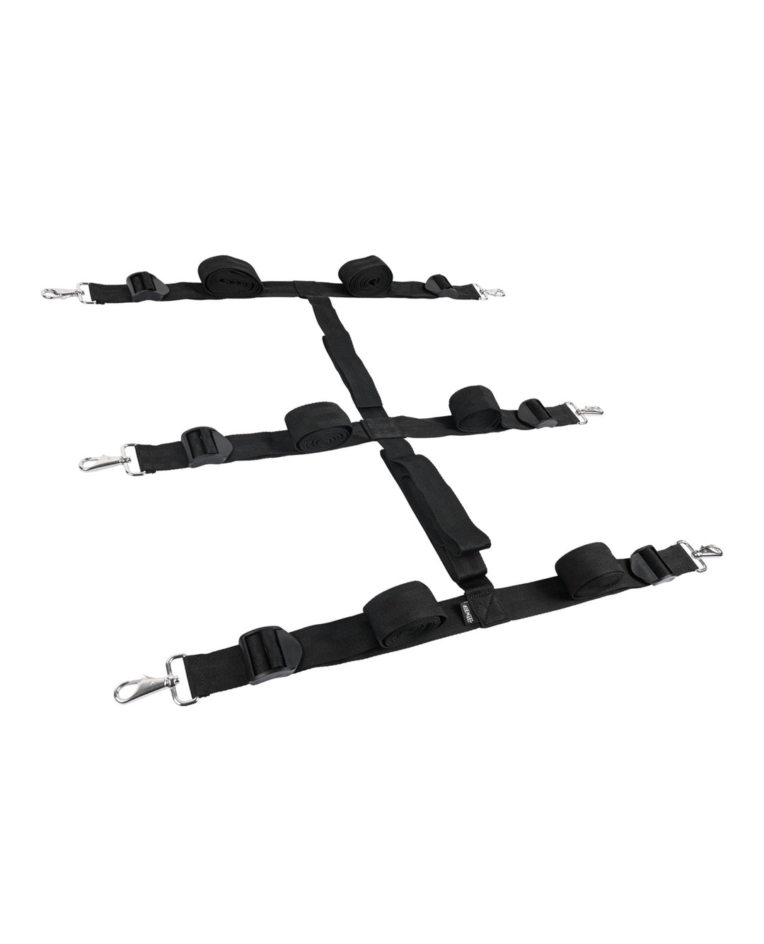 Sportsheets International Edge Extreme Under the Bed Restraint System - Black Kink &amp; BDSM