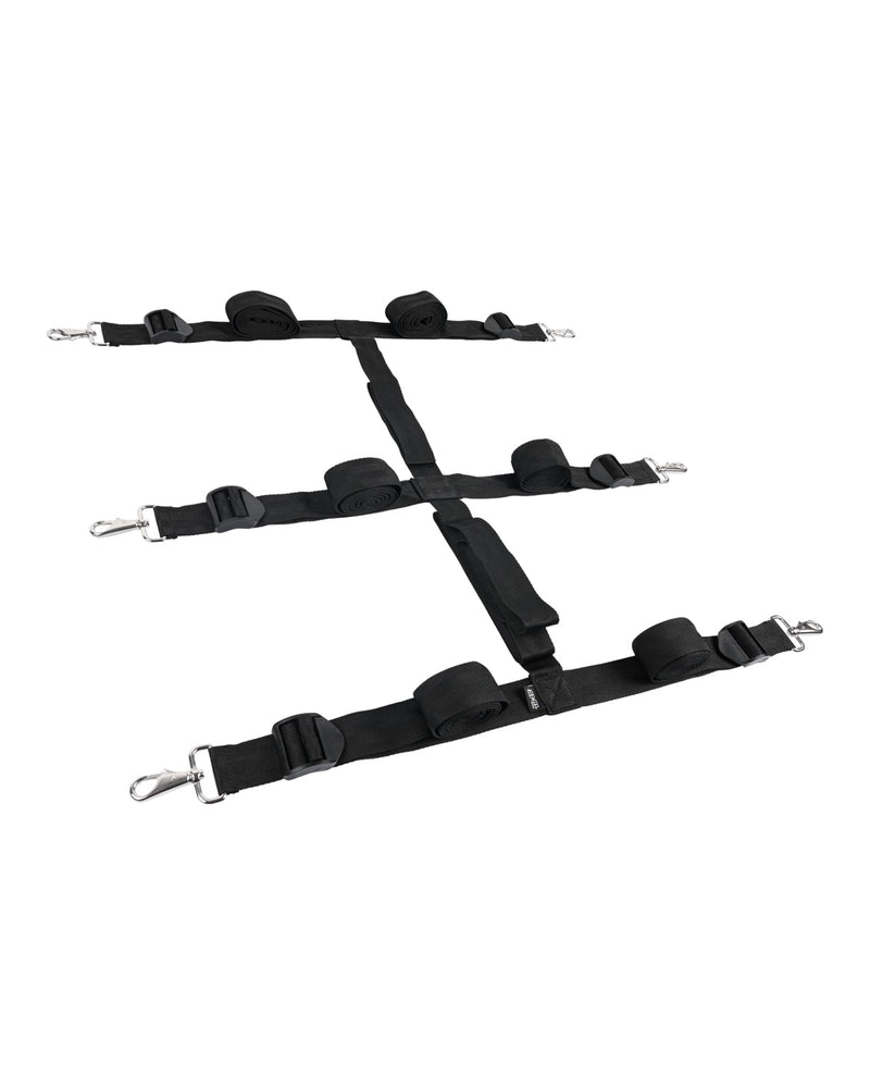 Sportsheets International Edge Extreme Under the Bed Restraint System - Black Kink & BDSM