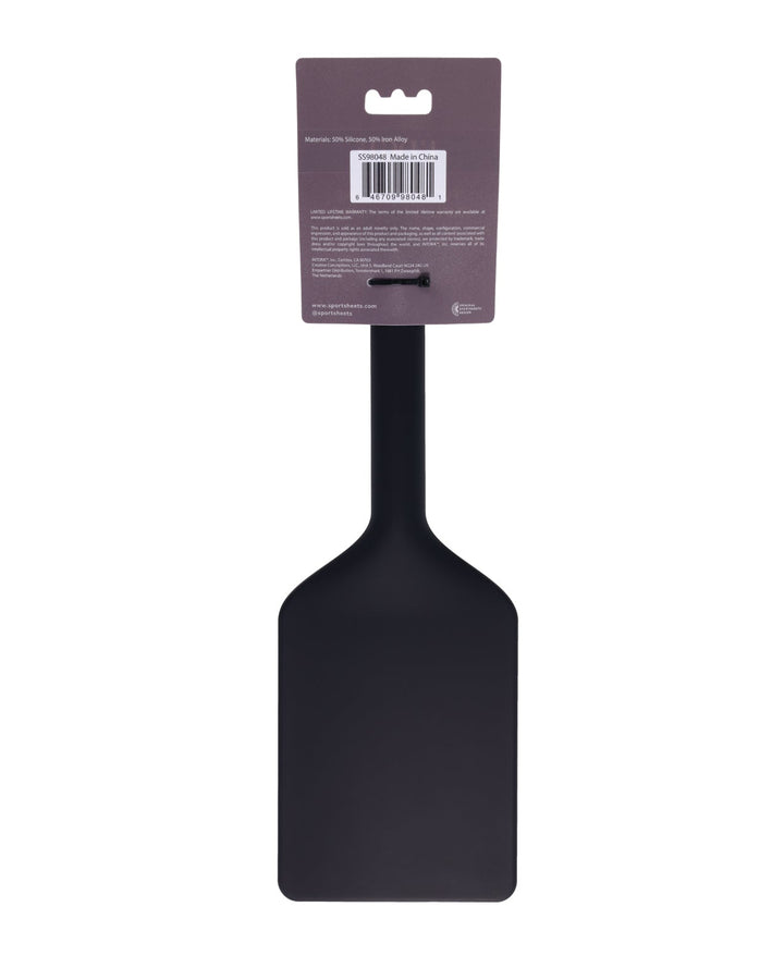 Sportsheets International Edge FUCK TOY Silicone Paddle - Black Kink &amp; BDSM