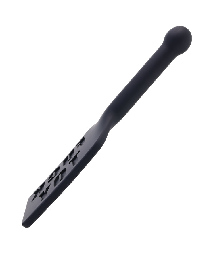 Sportsheets International Edge FUCK TOY Silicone Paddle - Black Kink &amp; BDSM