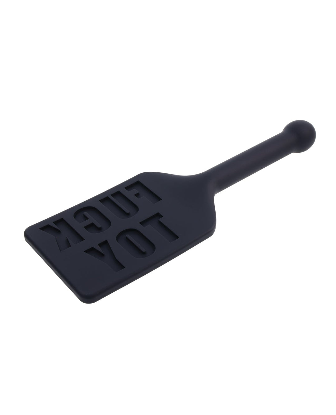 Sportsheets International Edge FUCK TOY Silicone Paddle - Black Kink &amp; BDSM
