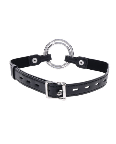 Sportsheets International Edge Interchangeable Ring Gag - Black Kink & BDSM