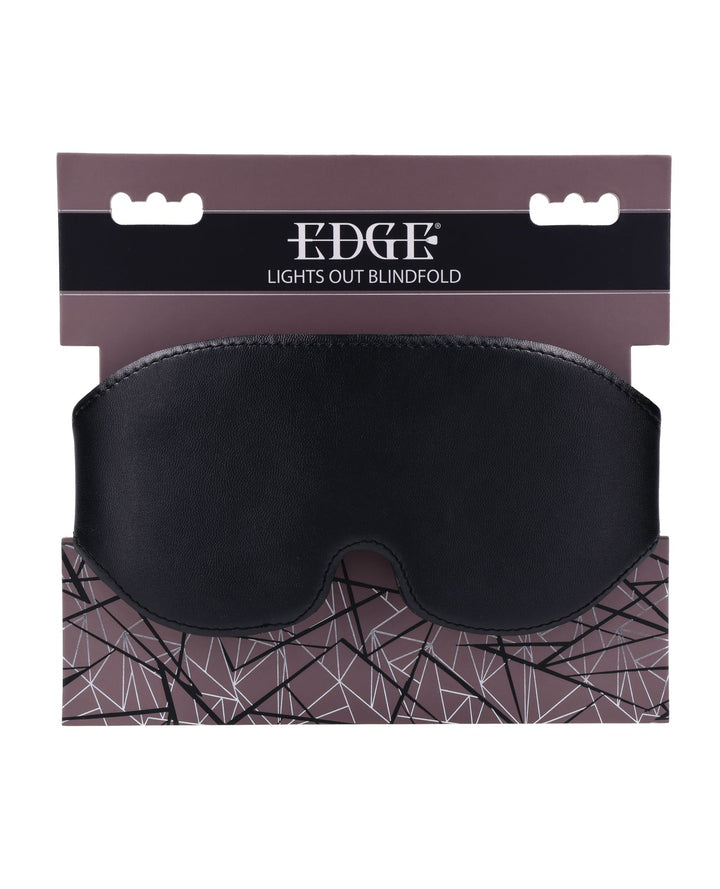 Sportsheets International Edge Lights Out Blindfold - Black Kink &amp; BDSM