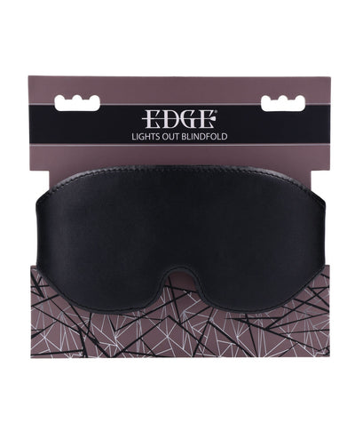 Sportsheets International Edge Lights Out Blindfold - Black Kink & BDSM