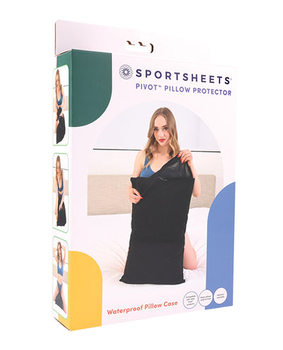 Sportsheets International Pivot Pillow Protector - Black Kink & BDSM