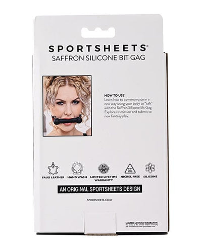Sportsheets International Saffron Silicone Bit Gag Kink & BDSM