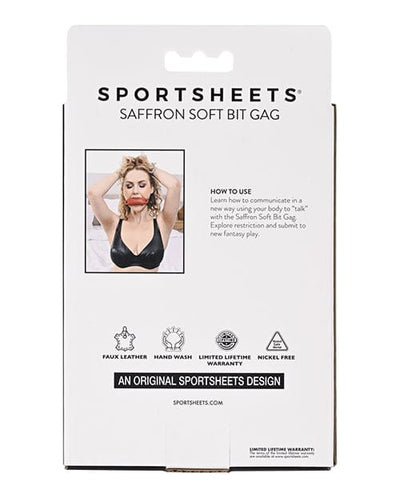 Sportsheets International Saffron Soft Bit Gag Kink & BDSM
