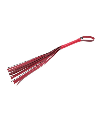 Sportsheets International Sex & Mischief Ex's & Oh's Crystal Flogger - Red Kink & BDSM