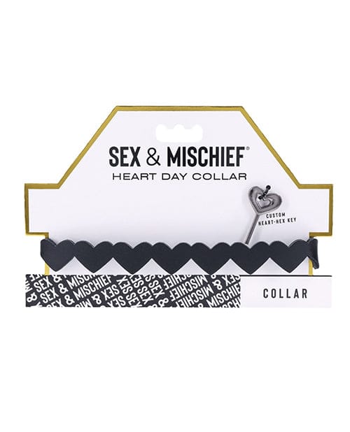 Sportsheets International Sex &amp; Mischief Heart Day Collar Kink &amp; BDSM