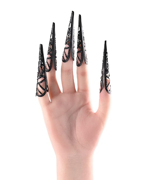 Sportsheets International Sex &amp; Mischief Sensory Fingertips - Black Kink &amp; BDSM