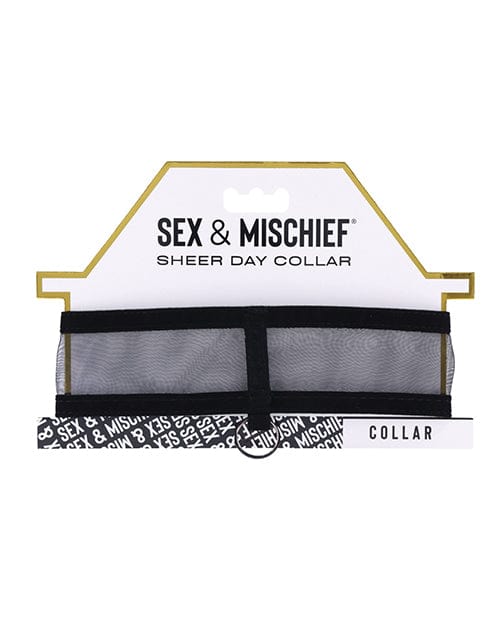 Sportsheets International Sex &amp; Mischief Sheer Day Collar Kink &amp; BDSM