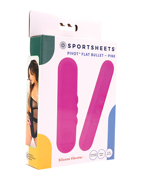 Sportsheets International Pivot Flat Bullet Pink Vibrators