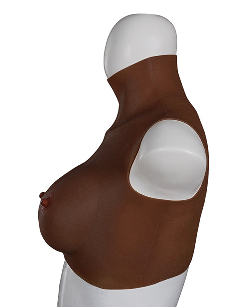 St Rubber XX-DREAMTOYS Ultra Realistic D Cup Breast Form Medium - Black More